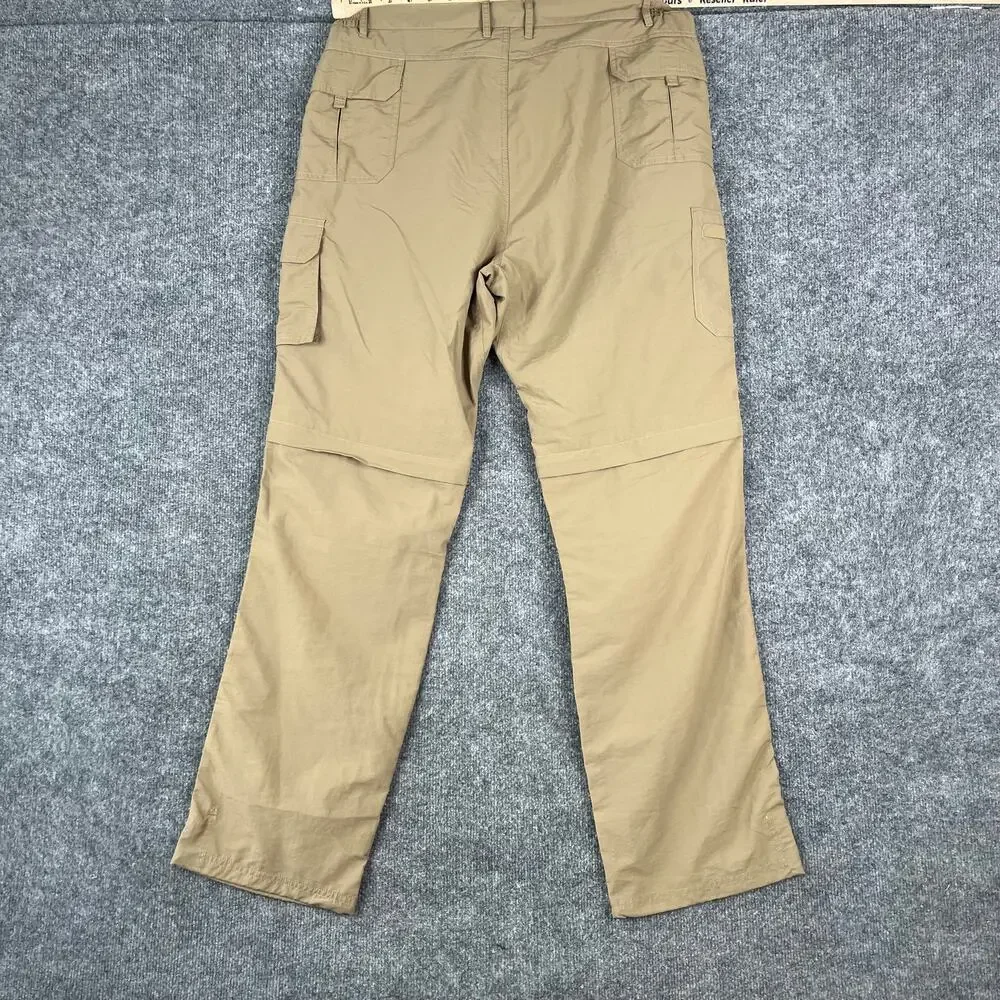 Cargo Pants Mens Size 34 Tan‎ Nylon Tactical Utility Hiking Outdoor Casual